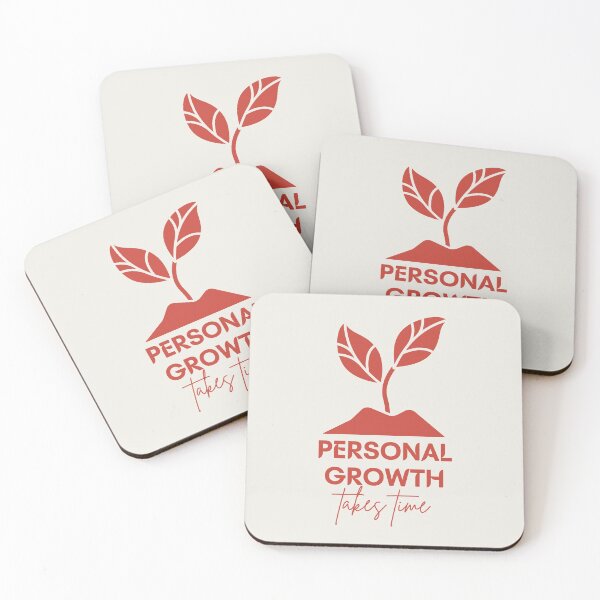 Item preview, Personal Growth takes time Motivation Quotes for Plant lovers Sprout designed and sold by AlinaOz.