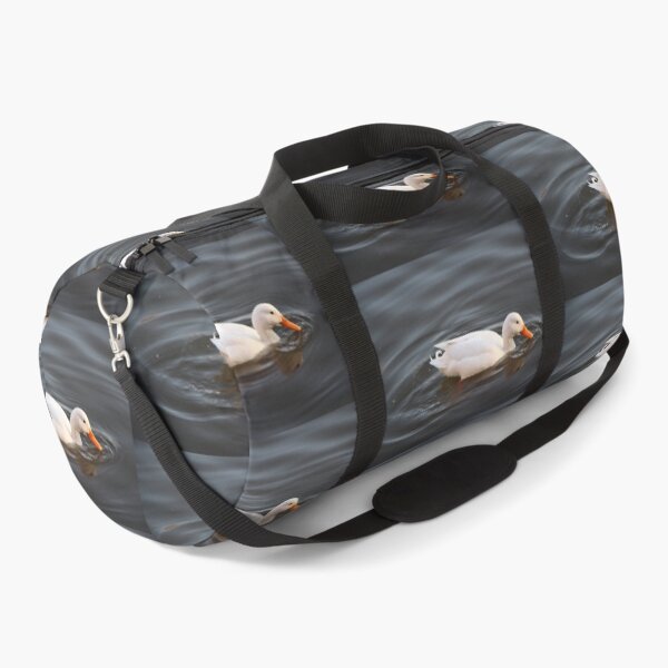 Item preview, White American Pekin Duck Swimming in a Blue Lake designed and sold by JariHawk.