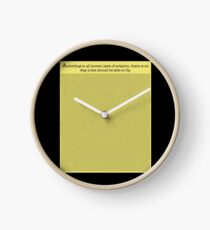 The Entire Bee Movie Script Clock