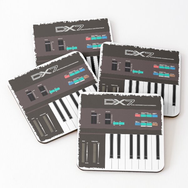 Item preview, DX7 Synthesizer FM 80's - Vintage Synth - Synthwave - Analog Synth designed and sold by RazzArt.