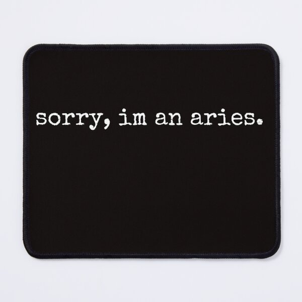 Item preview, Aries zodiac sign text designed and sold by sabrinadesign.