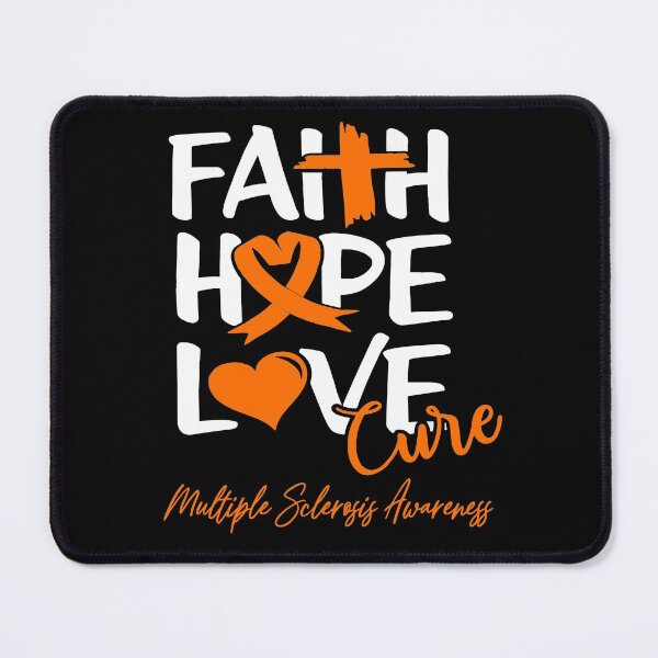 Item preview, Faith Hope Love Cure Multiple Sclerosis Awareness designed and sold by Grooffos.
