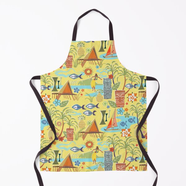 Item preview, Mid Century Hawaiian Vacation with Tikis and Hula Girls designed and sold by vinpauld.