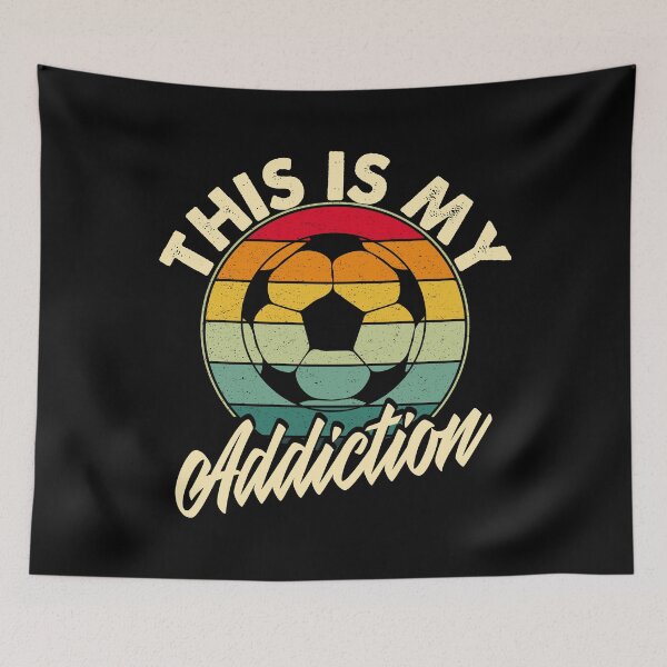Item preview, Vintage Football Is My Addiction | soccer Sports Lover  designed and sold by YAHIA-14.