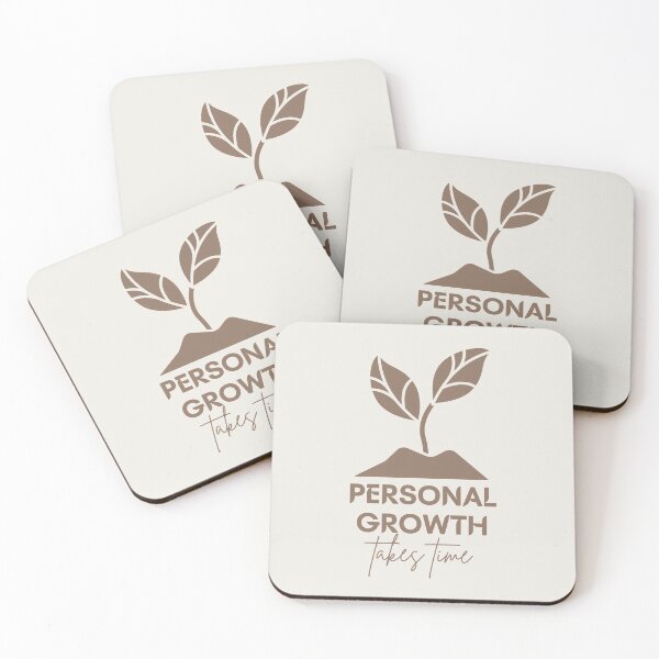 Item preview, Personal Growth takes time Motivation Quotes for Plant lovers Sprout designed and sold by AlinaOz.