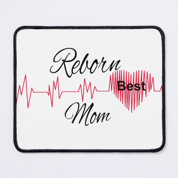 Item preview, Best Reborn Mom Heart Beat Design  designed and sold by uniqueteeshirts.