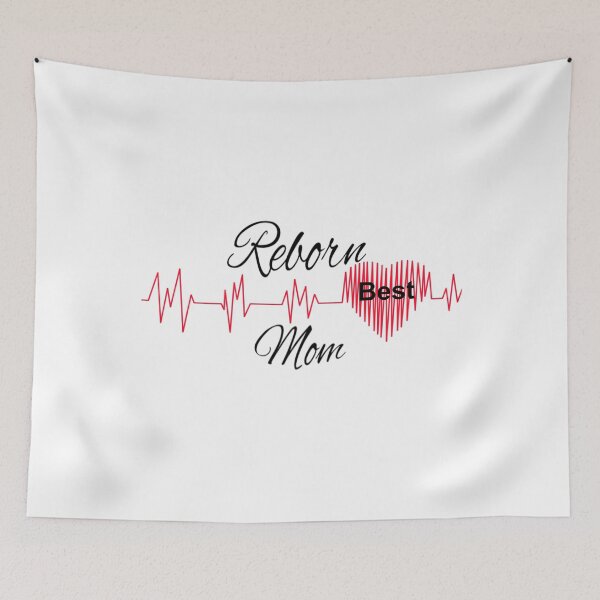 Item preview, Best Reborn Mom Heart Beat Design  designed and sold by uniqueteeshirts.