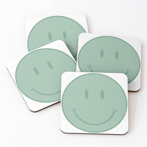 Item preview, sage smiley designed and sold by Anna Buse.