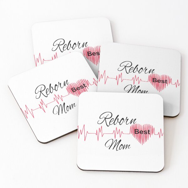 Item preview, Best Reborn Mom Heart Beat Design  designed and sold by uniqueteeshirts.