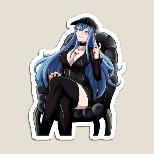 Akame Ga Kill! - Esdeath (Anime/Ecchi/Waifu) STICKER Vinyl Die-Cut