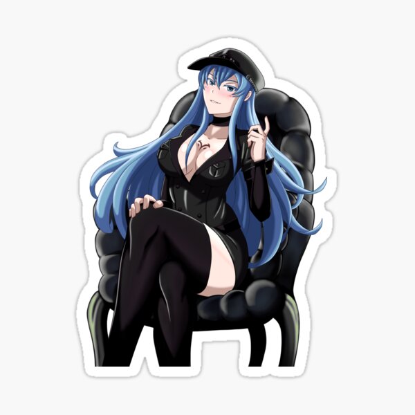  Alexiss Akame Ga Kill Esdeath Girl Cute Sticker for