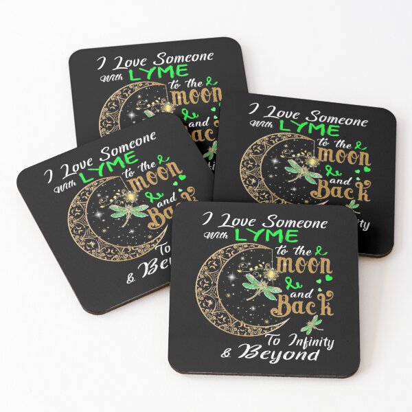 Item preview, I Love Someone With LYME To The Moon And Back designed and sold by Adropine.