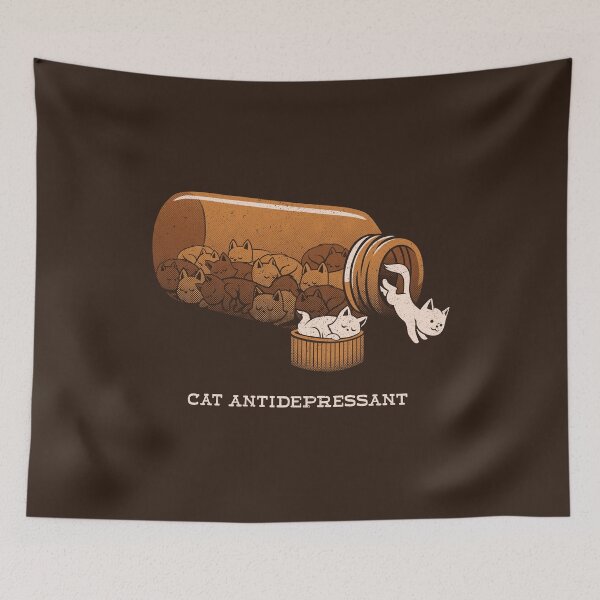Item preview, Antidepresivo para gatos de Tobe Fonseca designed and sold by Tobe Fonseca®.