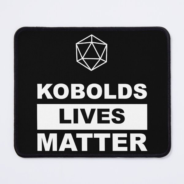 Item preview, Kobolds Lives Matter - D20 Edition designed and sold by DigitalCleo.