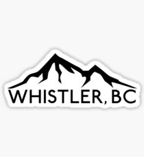 WHISTLER BRITISH COLUMBIA KANADA SKIFAHREN SNOWBOARDING BERGE SKI 4 Sticker