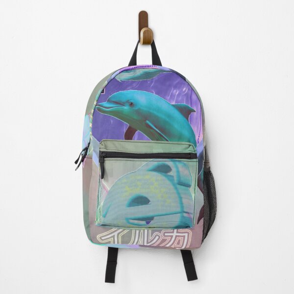 Item preview, Vaporwave dolphin explores the Internet designed and sold by DigitalCleo.