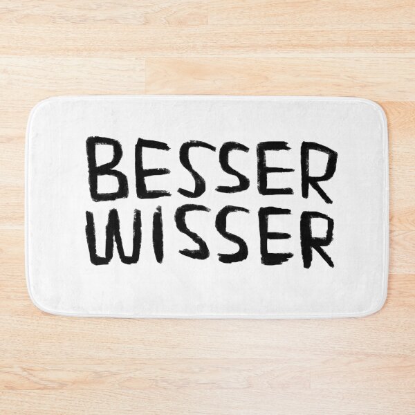Artikelvorschau, Besserwisser, Knowitall, deutsches Wort entworfen und verkauft von badlydrawnbabe.