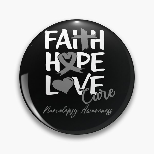 Item preview, Faith Hope Love Cure Narcolepsy Awareness designed and sold by Grooffos.