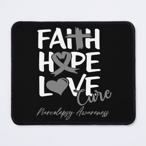 Item preview, Faith Hope Love Cure Narcolepsy Awareness designed and sold by Grooffos.