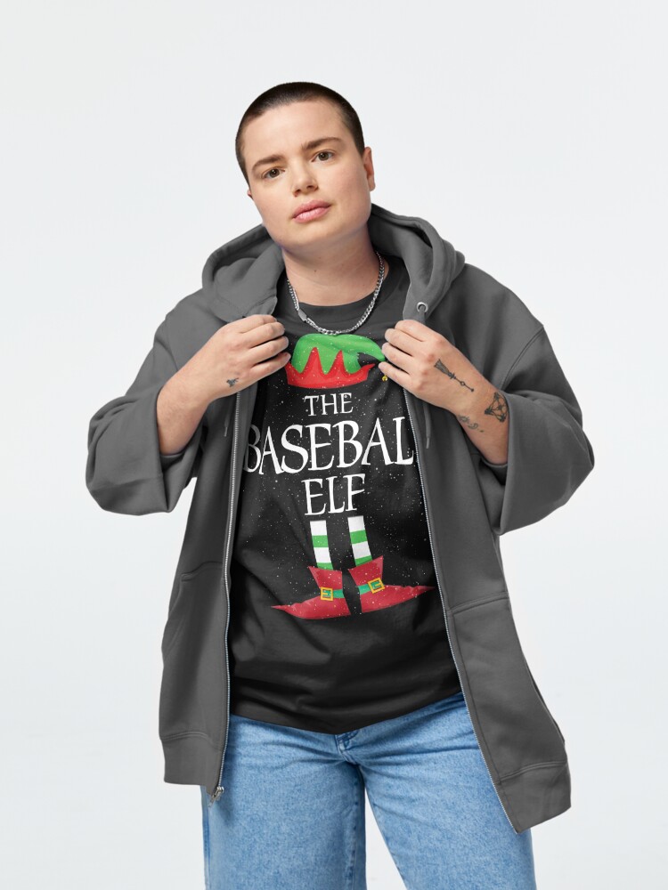 Disover Baseball Elf Family Matching Christmas Group Funny Gift Classic T-Shirt