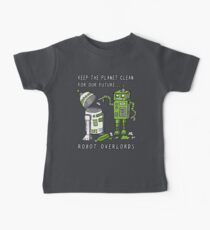 Roboter Erde Baby T-Shirt