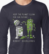 Robot Earth Long Sleeve T-Shirt
