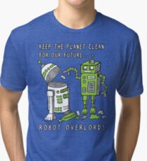 Robot Earth Tri-blend T-Shirt