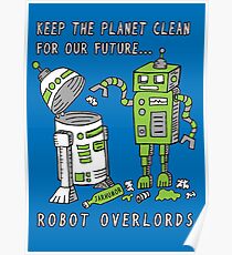 Robot Earth Poster