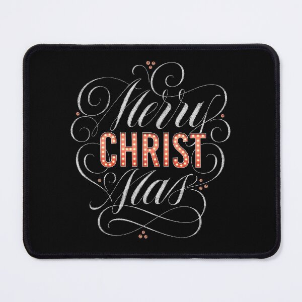 Item preview, Merry Christmas Religious Marquee Lights Chalkboard Calligraphy - Christian - Christ - Chalk designed and sold by 26-Characters.