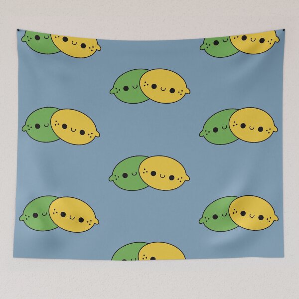 Item preview, Cute Kawaii Lemon & Lime designed and sold by KawaiiByDice.