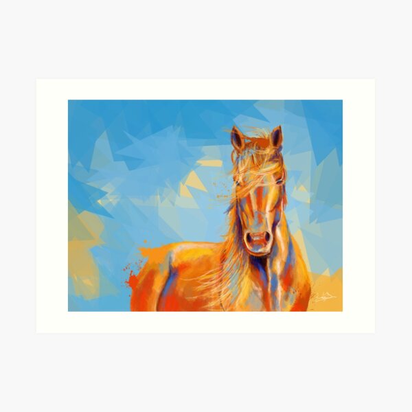 Obedient Spirit - Horse portrait Art Print