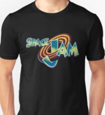 Space Jam Logo Design Slim Fit T-Shirt