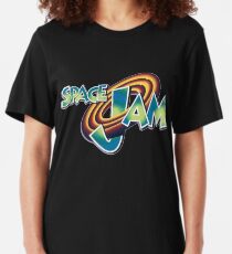 Space Jam Logo Design Slim Fit T-Shirt