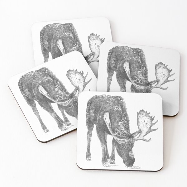 Item preview, Reindeer in a Snowy Winter Scene designed and sold by artisananimals.