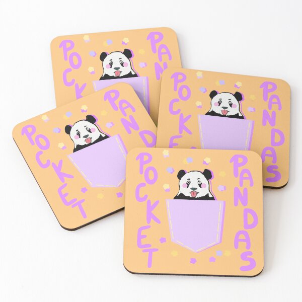 Item preview, Panda Bear In Pocket #3 - Cute Pastel Colors Bear Illustration Pattern  designed and sold by TheRainbowRoom.