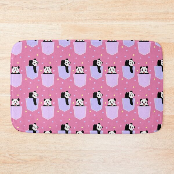 Item preview, Panda Bear In Pocket #3 - Cute Pastel Colors Bear Illustration Pattern  designed and sold by TheRainbowRoom.