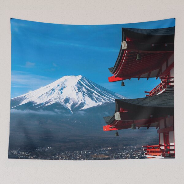 Item preview, Mount Fuji from Chureito Pagoda designed and sold by neilcooperphoto.