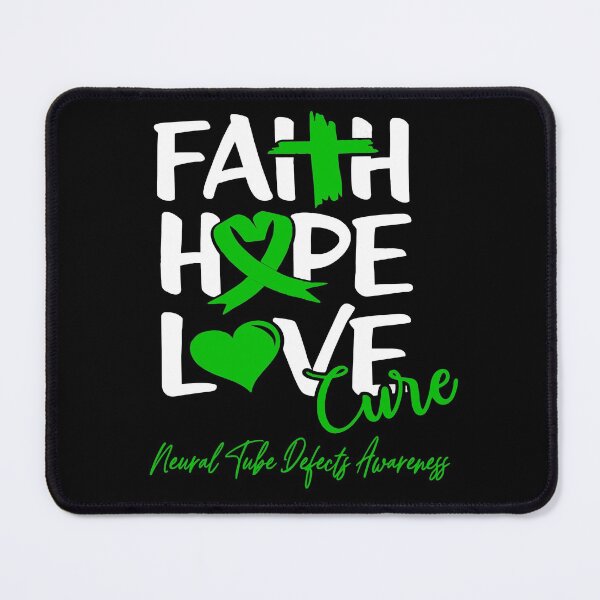 Item preview, Faith Hope Love Cure Neural Tube Defects Awareness designed and sold by Grooffos.
