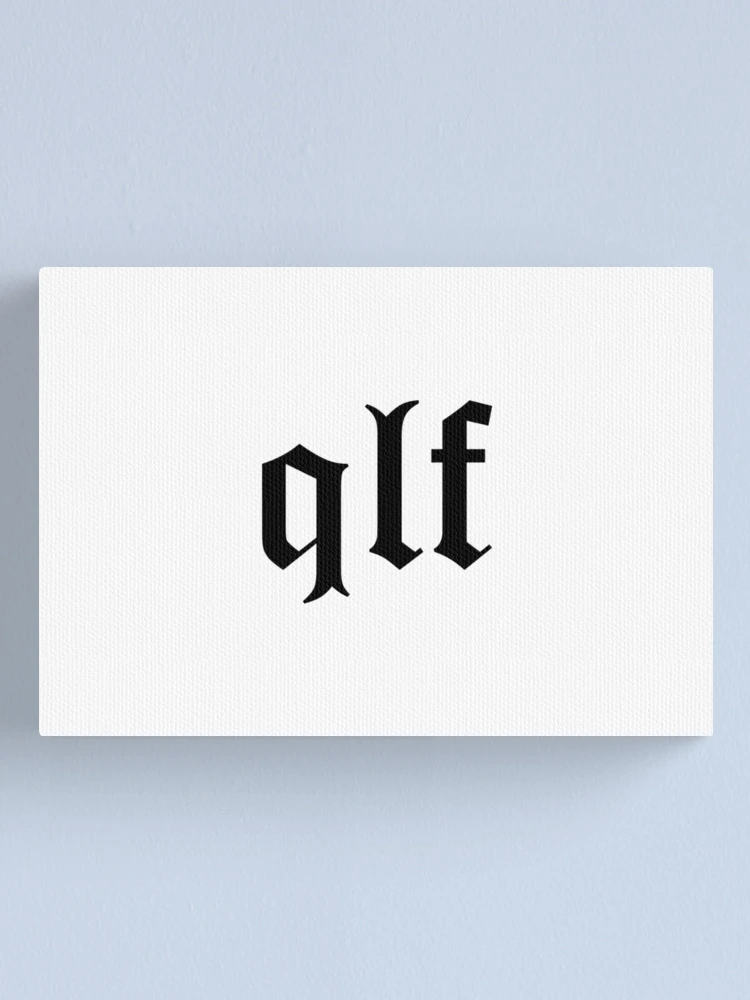 Impression sur toile avec l'œuvre « qlf » de l'artiste lowkey821