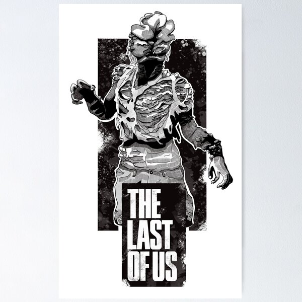 The Last of Us - Clicker cartoon/comic ver. (with TLOU logo) Poster for  Sale by ShapedCube