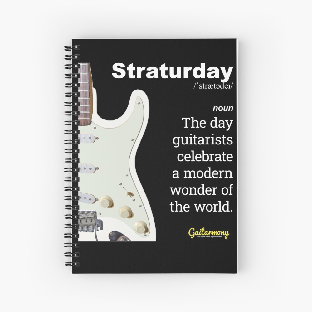 Item preview, Spiral Notebook designed and sold by Guitarmony.