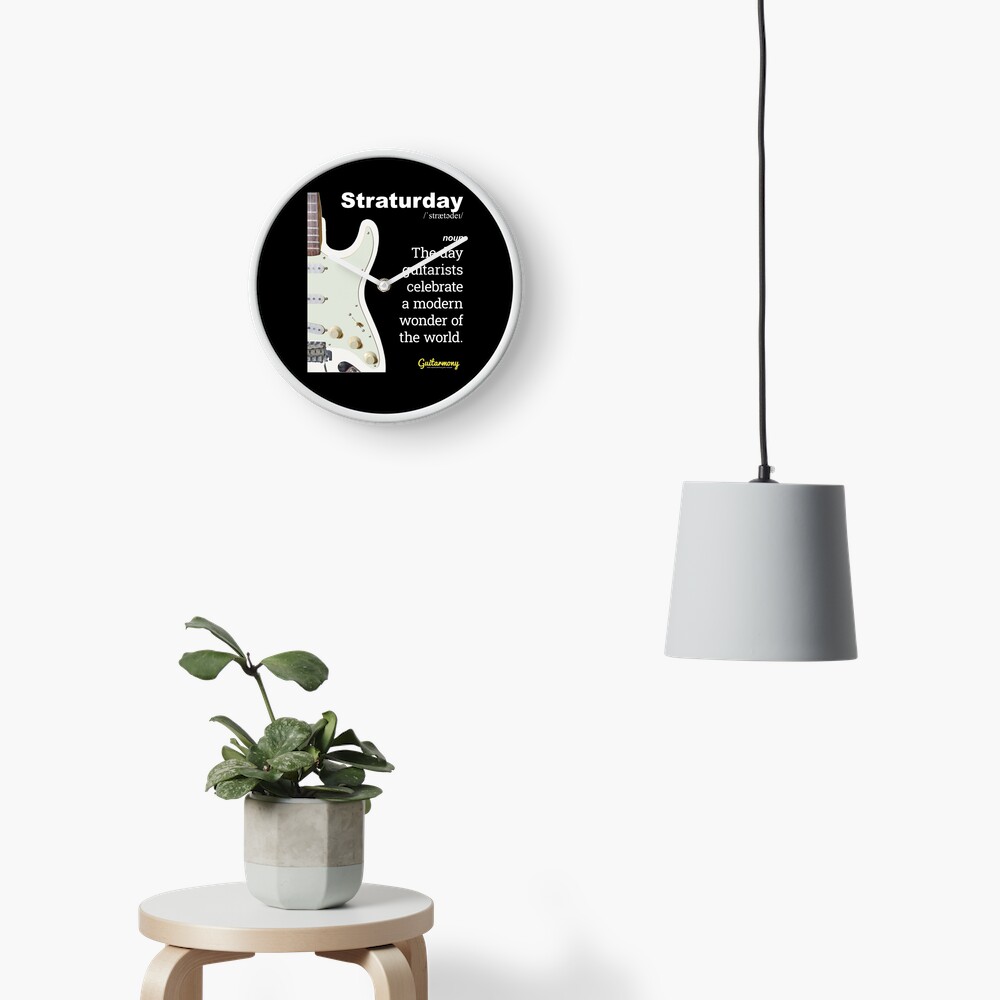 Item preview, Clock designed and sold by Guitarmony.