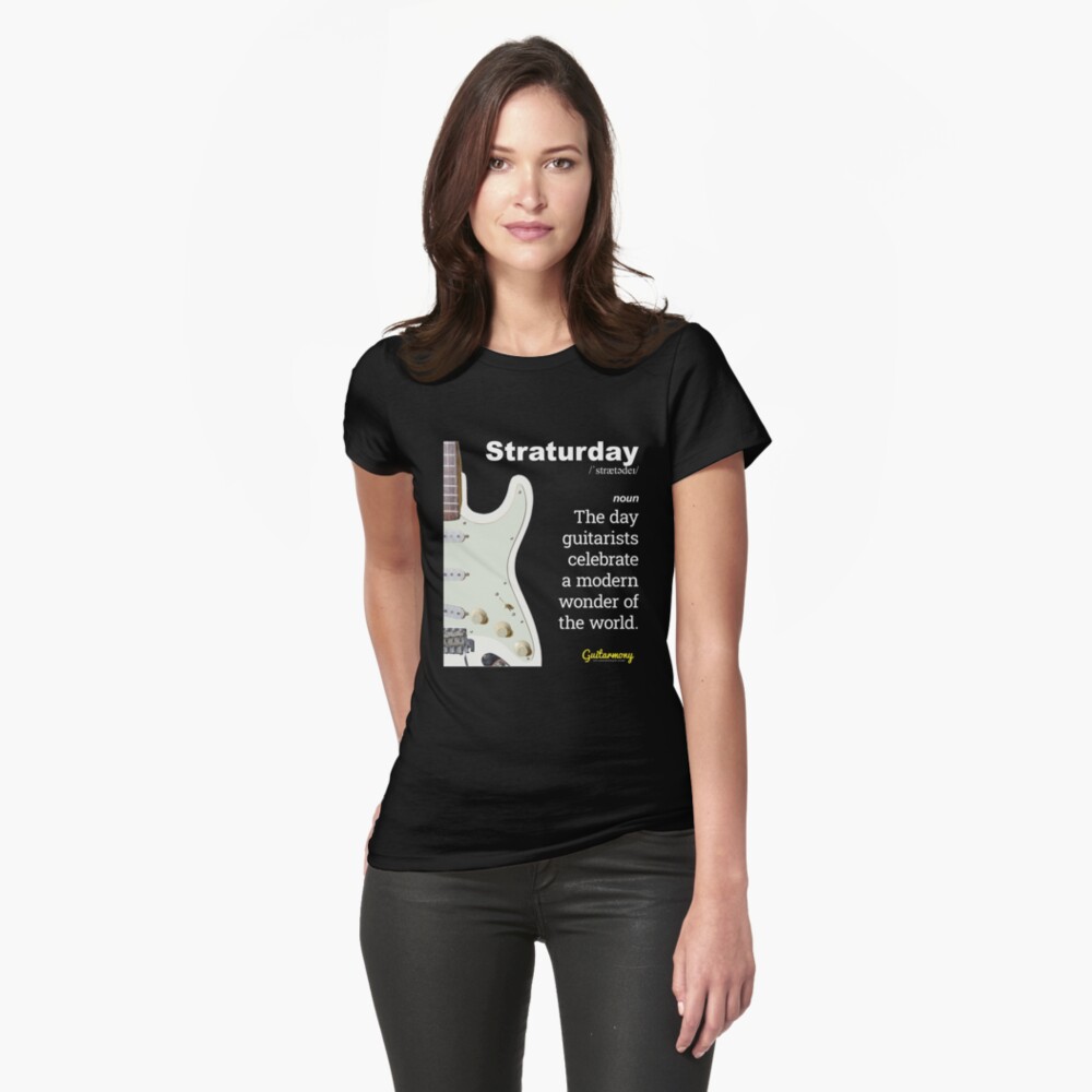 Item preview, Fitted T-Shirt designed and sold by Guitarmony.