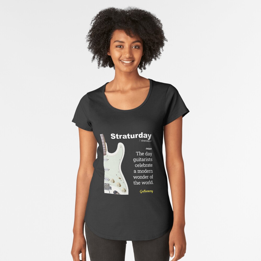 Item preview, Premium Scoop T-Shirt designed and sold by Guitarmony.