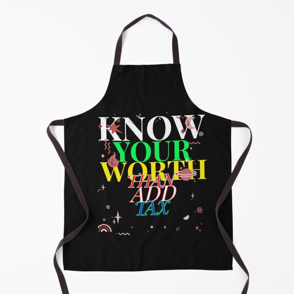 Aperçu de l'œuvre Connaissez votre valeur que d'ajouter des taxes T-shirt essentiel créée et vendue par BestCoolStuff.