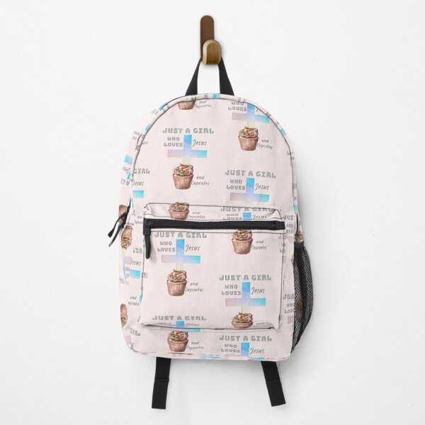 Item preview, Just A Girl Who Loves Jesus and Cupcakes! designed and sold by TheKingdomAttic.