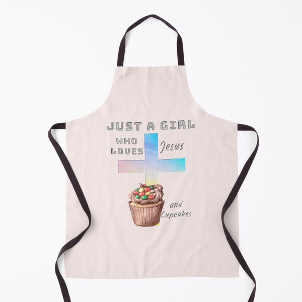 Item preview, Just A Girl Who Loves Jesus and Cupcakes! designed and sold by TheKingdomAttic.