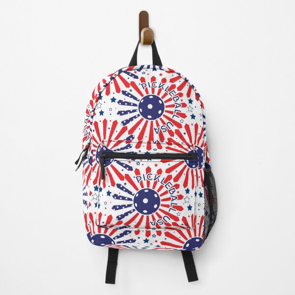 Item preview, USA Pickleballs on starry background designed and sold by EvieWoj.