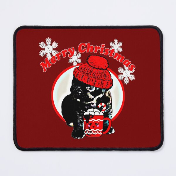 Item preview, Merry Christmas Black Pug Dog Design designed and sold by RaglanRose.