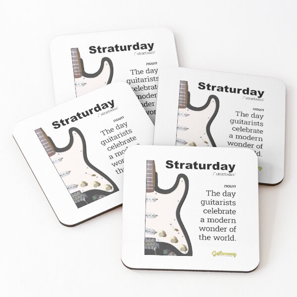 Item preview, Straturday - Black Text - Guitarmony designed and sold by Guitarmony.
